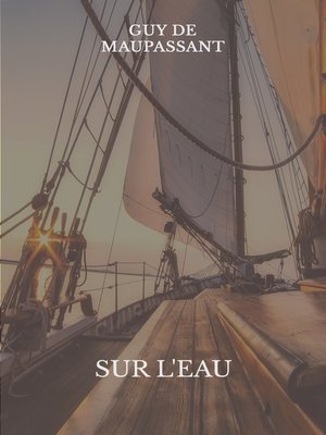 cover image of Sur l'eau